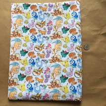 2M ( 79*57 inch) Pikachu and FriendsCotton Fabric - $20.57