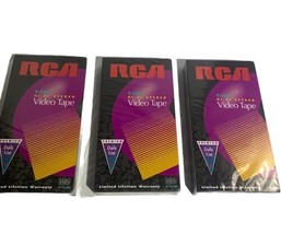 RCA T-120 T120 HI-FI Stereo VHS Video Tape Sealed Lot of 3 Sealed New - £11.94 GBP