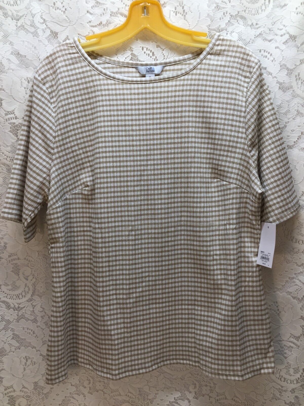 Primary image for Women's Top Shirt Croft & Barrow Size XL New With Tags