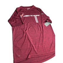 Chevy Corvette ZO6 Performance T Shirt Heather Maroon Polyester Large L ... - £15.28 GBP