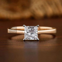 Moissanite Ring, 925 Sterling Silver, Engagement Ring, Chevron Ring - £87.11 GBP