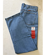 Rustler Men&#39;s Jeans Denim Blue Regular Fit Straight Leg Heavyweight NWT:... - €12,79 EUR