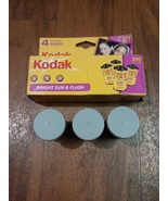 Kodak Gold 200 Bright Sun &amp; Flash 35mm ColorFilm 24 Exposure 3 Rolls Exp... - £15.65 GBP