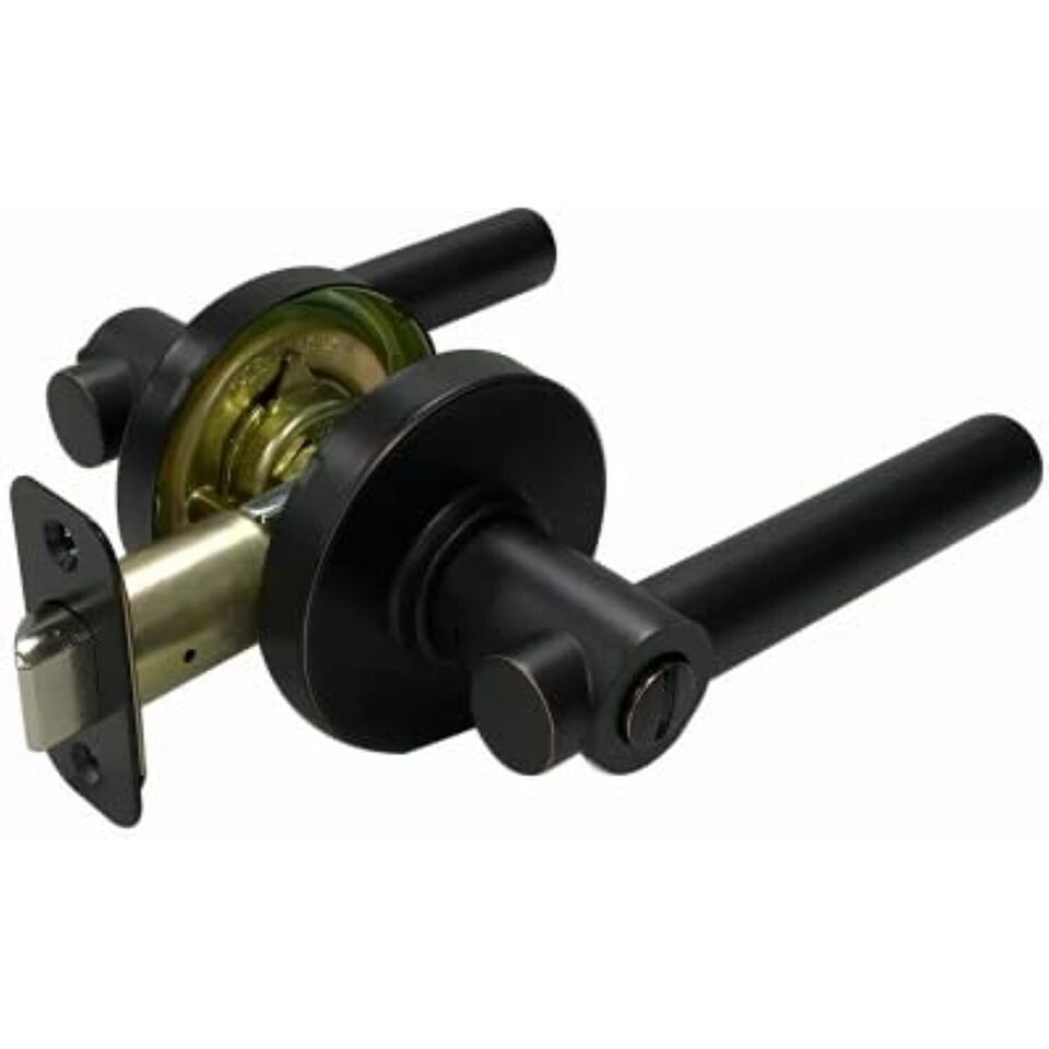 Basel Privacy Leverset, Aged Bronze - $40.04