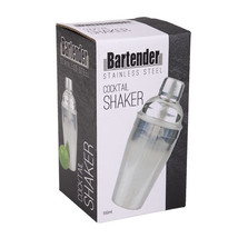 Bartender Stainless Steel Cocktail Shaker - 550mL - £23.00 GBP