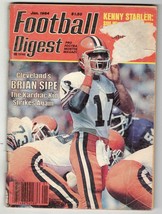 VINTAGE Jan 1984 Football Digest Magazine Brian Sipe Browns - $9.89