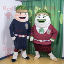 Navy Corned Beef And Cabbage mascot costume character dressed with a Sweater and - $1,239.00