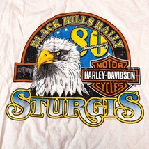 Harley Davidson Mens Sleeveless T Shirt White XXL Sturgis Eagle Keystone... - £17.36 GBP