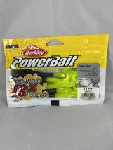 Berkley Powerbait Ribbontail Floating Worms 7&quot; Black/Chartreuse 13/Pack ... - $4.88