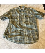 MAGELLAN OUTDOORS MAGCHILL FISH GEAR SHIRT MEN&#39;S L Green plaid - €11,90 EUR
