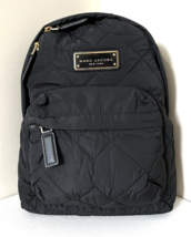 New Marc Jacobs Backpack Quilted Nylon Black - £94.85 GBP