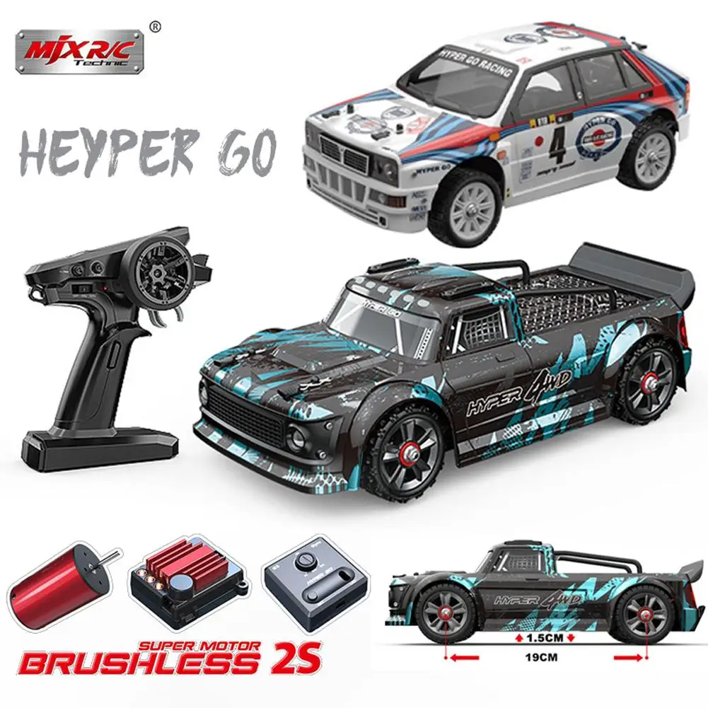 Mjx Hyper 14301/14302 Brushless Rc Car 1/14 2.4g Remote Control Pickup 4wd - £144.81 GBP