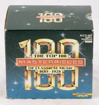 Top 100 Masterpieces of Classical Music 10 CD Box Set Laserlight Digital - £34.01 GBP