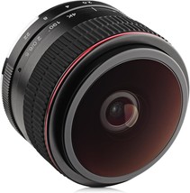 Opteka 6.5Mm F/2 Hd Mc Manual Focus Wide Angle Circular Fisheye Lens For Sony - £91.64 GBP