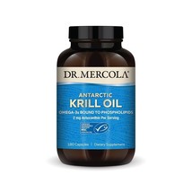 Dr. Mercola Antarctic Krill Oil Omega-3 fats  EPA and DHA Heart Immune  10-2025 - £63.92 GBP