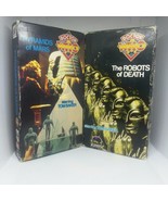 Doctor Who lot- Pyramids of Mars and The Robots of Death VHS 1998  Teste... - $25.07 CAD