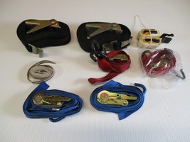 Tie Downs Ratchet Straps Lot of 8 Various Sizes Used - $15.50