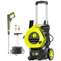 Electric Pressure Washer With 25FT Hose, 4 Nozzles &amp; Foam Cannon - 4800P... - $1,529.86 MXN