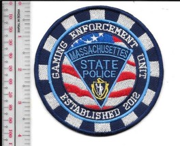 Massachusetts State Police Gaming Enforcement Unit Boston_ Ma Patch - £8.77 GBP