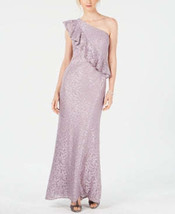 Jessica Howard Womens Ruffled Glitter Formal Dress, Size 14 - £50.63 GBP