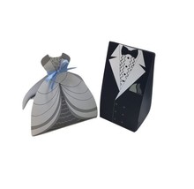 (5) Bride &amp; Groom Bath and Body Wedding Favors / Gift ~Tuxedo and Wedding Dress~ - £19.53 GBP