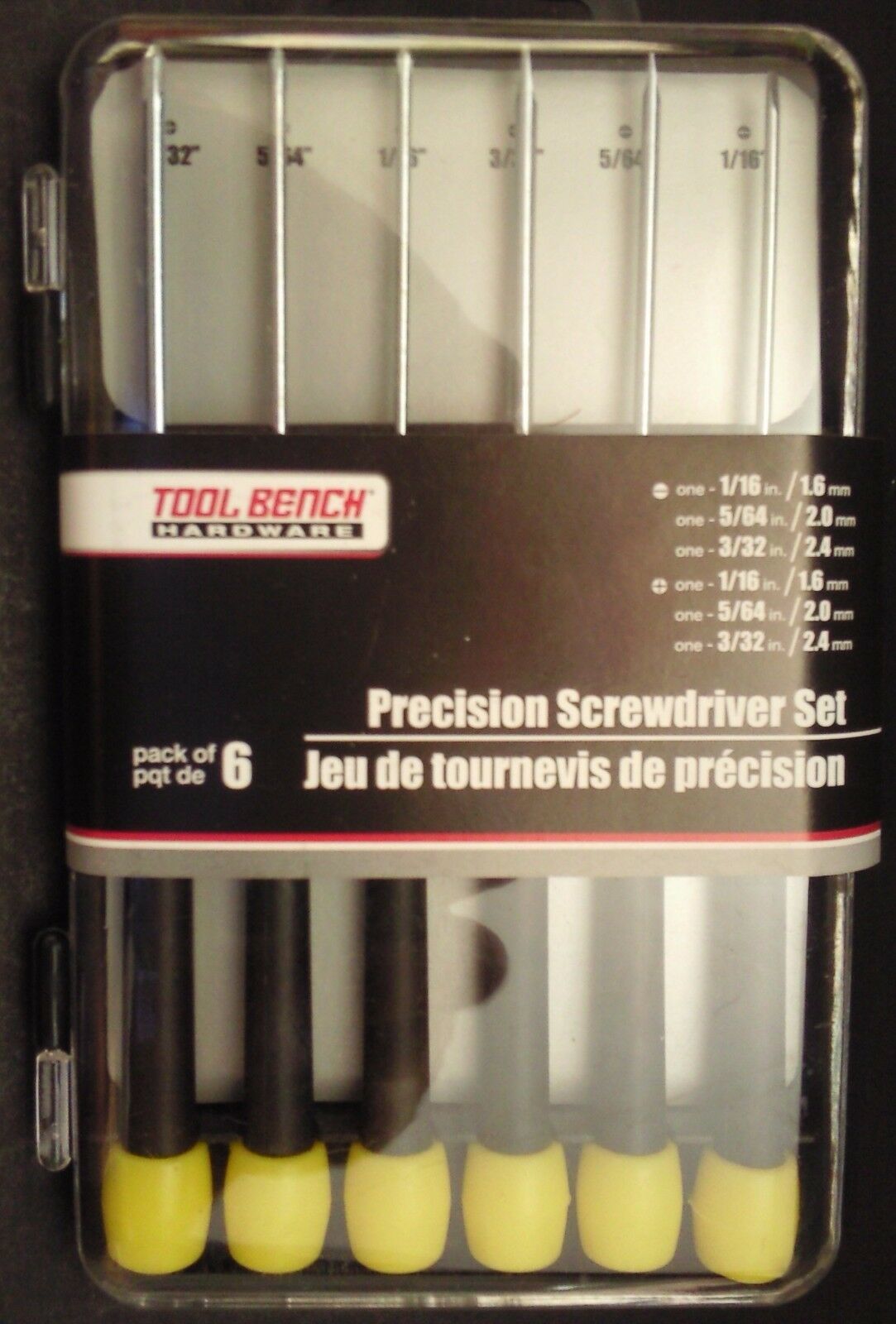 PRECISiON SCREWDRIVER SET 6 piece KIT 3 slotted + 3 Phillips Small Sizes... - $2.96