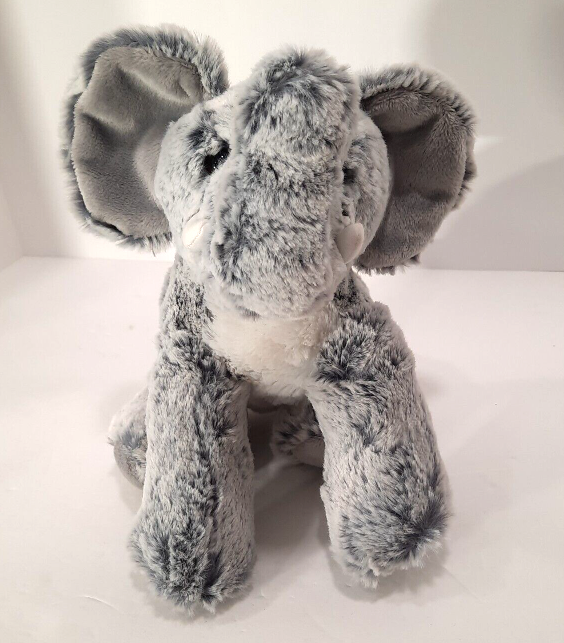 Aurora World Inc Gray Plush Elephant Stuffed Animal Clean So Soft! 11.5" x 8" - $12.11