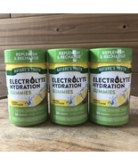 (3) Natures Truth Electrolyte Gummies -30 Each = 90ct - Vegan Lemon - Ex... - $41.07 CAD