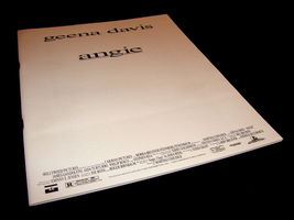 1994 Movie ANGIE Press Kit Production Notes Geena Davis - £10.35 GBP