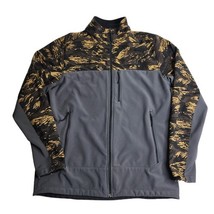 The North Face Camo Gray Brown Softshell Windwall Jacket Men&#39;s Size XL - $81.25 CAD