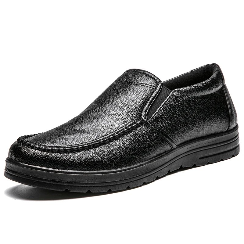 Men Loafers Light Leather Casual Shoes Autumn Male Outdoor Walking Shoes... - $44.15