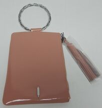 Thacker Nolita Women&#39;s Patent Leather Clutch w/ Twisted Ring Handle Vint... - $37.47 CAD