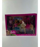 Barbie Sisters Moments Riding Lesson Horse &amp; 2 Dolls (New in Damaged Pac... - £46.44 GBP