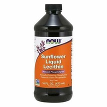 NOW Foods Sunflower Liquid Lecithin 16 Ounces - £19.40 GBP