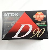 Blank Cassette Recording Tapes 90 Mins High Output- Lot of 6 TDK D90 SEA... - $14.00