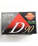 Blank Cassette Recording Tapes 90 Mins High Output- Lot of 6 TDK D90 SEA... - €11,98 EUR