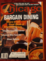 CHICAGO magazine November 1998 Bargain Dining New Trier High School - £12.44 GBP