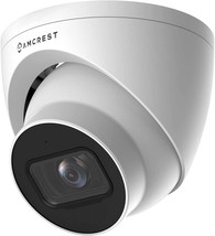Amcrest 5MP Turret POE Camera, UltraHD Outdoor IP Camera POE with Mic/Audio, - £62.34 GBP
