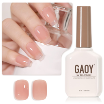 Sheer Nude Gel Nail Polish, 16Ml Jelly Natural Pink Translucent Color 13... - $12.19