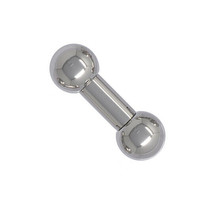 8mm gauge (0g) internally threaded Barbell 316L Stainless Steel (5/16&quot; g... - $20.80+