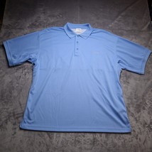 Columbia Sportswear PFG Fishing Polo Adult XL Blue Lightweight Casual Mens - £17.90 GBP