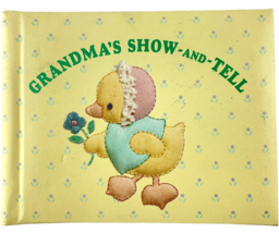Hallmark Baby Photo Album Grandma&#39;s Brag Book Show-and-Tell Baby Duck Em... - $17.63