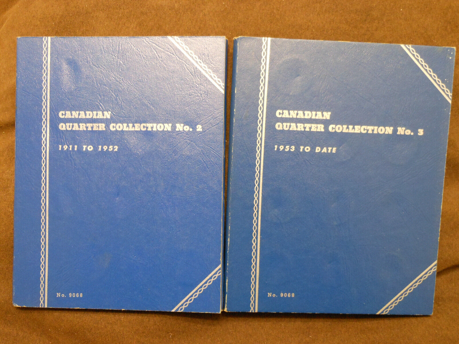 1911-1952 #9068 & STARTING 1953 #9069 WHITMAN 2 ALBUMS/FOLDERS CANADIAN QUARTERS - $18.50
