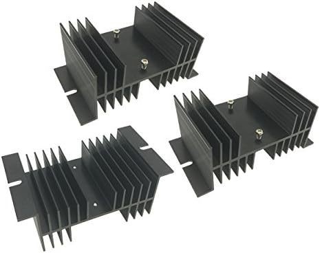 Saim Black 3 Pc. Aluminum Heatsink Heat Dissipation Sink For Solid State... - $31.95