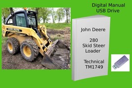 John Deere 280 Skid Steer Loader Technical Manual TM1749 - $18.95+