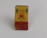 Heavy Weight Lifting Olympic Games &amp; Coca-Cola Lapel Hat Pin (B) - £5.81 GBP