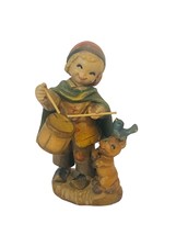 Anri Ferrandiz Italy Hand Carved Figurine wood Vtg Signed RARE Drummer Boy Drums - £134.00 GBP