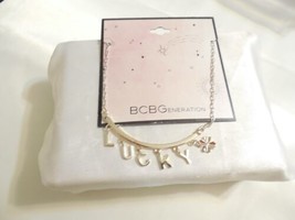 BCBGeneration 16&quot; Silver Tone Lucky Collar Necklace B780 $28 - £9.63 GBP