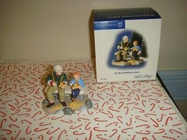 Dept. 56 Snow Village Toy Boat Whittling Lesson - £16.73 GBP