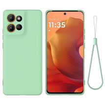 Generic For Moto Edge 60Fusion (Color: GREEN) Soft Silicon Shockproof ba... - $760.58 MXN